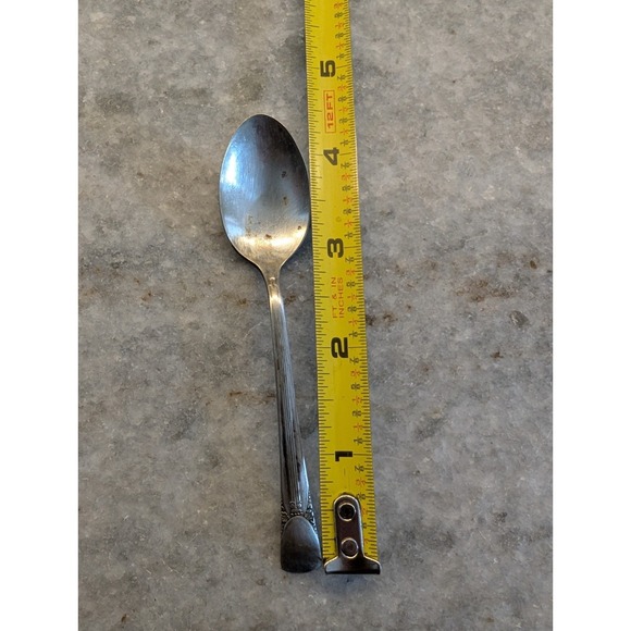 Vintage Silverflatware Embassy Silverplated Small Spoons Set Of 6 - Picture 7 of 7